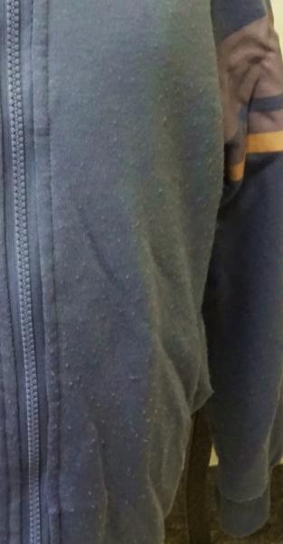 gefütterte Sweatjacke Gr. 140 von Pocopiano (956)